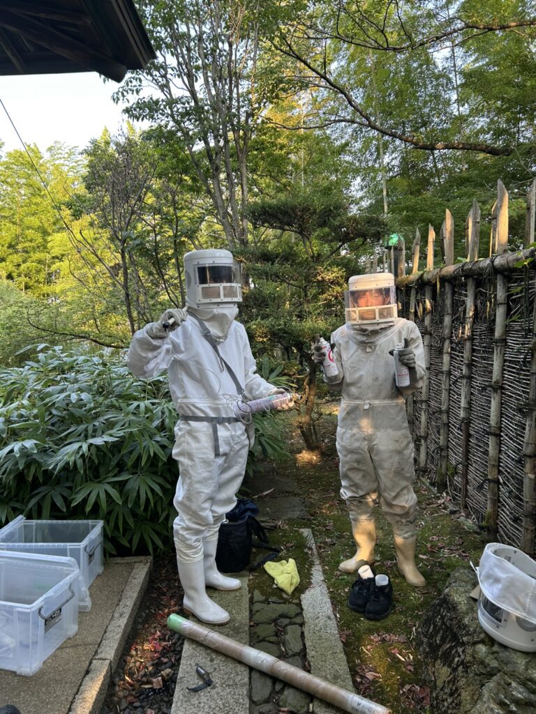 スズメバチ駆除